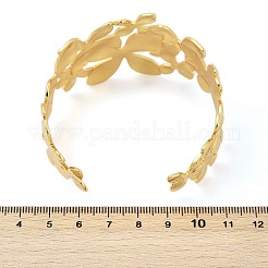 304 Stainless Steel Cuff Bangles for Women&nbsp;BJEW-Z097-08G