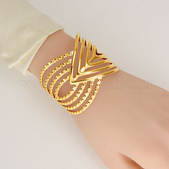 304 Stainless Steel Cuff Bangles for Women&nbsp;CO0249-2