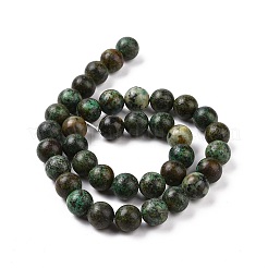 Natural African Turquoise(Jasper) Beads Strands&nbsp;TURQ-G037-10mm