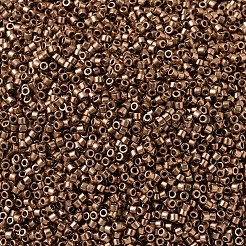 MIYUKIデリカビーズ  シリンダー  日本製シードビーズ  11/0  （db0040)銅板  1.3x1.6mm  穴：0.8mm  約20000個/袋  100 G /袋&nbsp;SEED-J020-DB0040