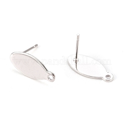 304 Stainless Steel Stud Earring Findings&nbsp;STAS-H436-19S