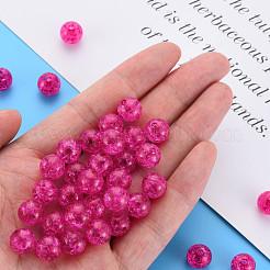 Transparent Crackle Acrylic Beads&nbsp;MACR-S373-66C-N17