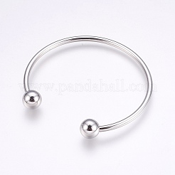 Tarnish Resistant 304 Stainless Steel European Style Bangles Making&nbsp;PPJ-G001-04P