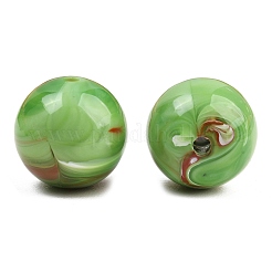 Opaque Acrylic Imitation Gemstone Beads&nbsp;OACR-G064-15C-02
