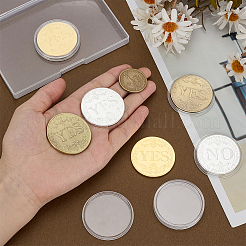 6個 3色 鉄製 はい いいえ 決定コイン  プラスチック製の梱包箱付き  ミックスカラー  40x2.5mm  2個/カラー&nbsp;AJEW-ME0001-33