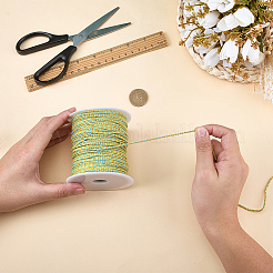 100 Yards Braided Polyester Cords&nbsp;OCOR-WH0108-33A