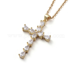 304 Stainless Steel Chain Necklaces&nbsp;NJEW-G335-28G