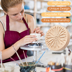 Beech Wood Cookie Molds&nbsp;AJEW-WH0083-45A