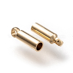 Brass Cord Ends&nbsp;KK-H759-40A-G