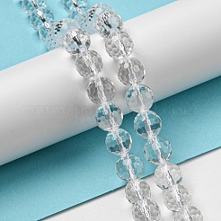 Natural Quartz Crystal Beads Strands&nbsp;G-C079-B06-02