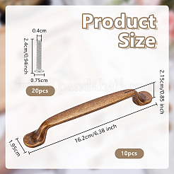 Zinc Alloy Drawer Pull Handles&nbsp;FIND-WH0111-858