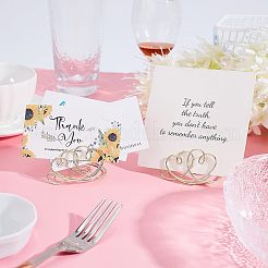 Vortex with Double Heart Shaped Iron Place Card Holder&nbsp;AJEW-WH0248-119