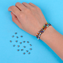 真鍮製つぶし玉カバーカシメ玉カバー  真鍮製つぶし玉カシメ玉付き  ミックスカラー  4mm  穴：1.5~1.8mm  1440個/箱&nbsp;KK-TA0007-81