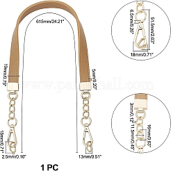 PU Leather Bag Straps&nbsp;FIND-WH0071-12C