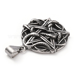 304 Stainless Steel Pendants&nbsp;STAS-A083-18AS
