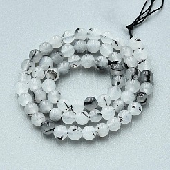 Natural Quartz Beads Strands&nbsp;X-G-N355-6mm-01