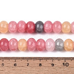 Baking Paint Crackle Glass Beads Strands&nbsp;DGLA-N020-01A-03