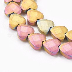 Electroplate Non-magnetic Synthetic Hematite Beads Strands&nbsp;G-P367-I
