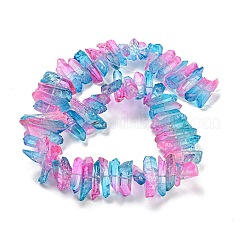 Natural Dyed Quartz Beads Strands&nbsp;G-G791-14I