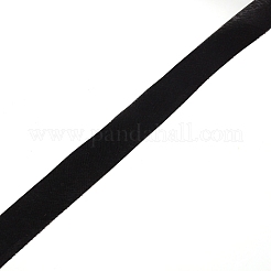ポリエステルリボンロール  衣類飾りアクセサリー  ブラック  30mm  100 m /ロール&nbsp;OCOR-WH0063-65E