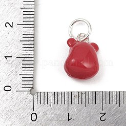 Alloy Enamel Animal Cartoon Charms&nbsp;PALLOY-R158-04S-02