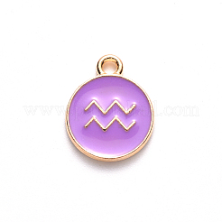 Alloy Enamel Pendants&nbsp;X-ENAM-S124-01A-01J