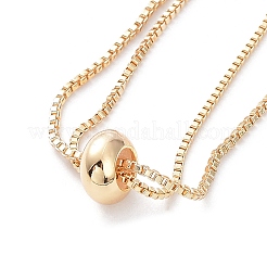 Rack Plating Brass Box Chain Link Bracelet Making&nbsp;KK-A183-01G
