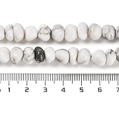 Natural Howlite Beads Strands&nbsp;G-G053-C09-01
