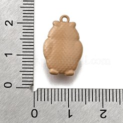 合金エナメルチャーム  動物のチャーム  フクロウ  18x12x6.5mm  穴：1.2mm&nbsp;ENAM-D303-05H