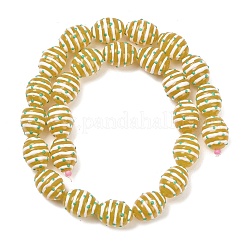 Glass Imitation Jade Beads&nbsp;GLAA-L051-02C