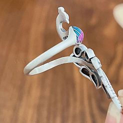 Phenix Zinc Alloy Enamel Cuff Rings&nbsp;FS-WGBA5CA-01