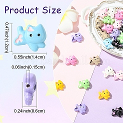 18Pcs 9 Colors Baking Paint Zinc Alloy Beads&nbsp;FIND-YW0011-32