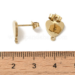 Ion Plating(IP) 304 Stainless Steel Stud Earring Findings&nbsp;STAS-I206-33G