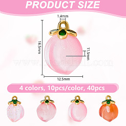 30Pcs 3 Colors Glass Pendants&nbsp;GLAA-OC0001-47
