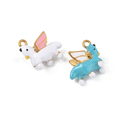 304 Stainless Steel Enamel Pendants&nbsp;STAS-P396-22G-M