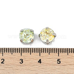 Brass Glass Rhinestone Sew on Rhinestones&nbsp;RGLA-U001-03P-02