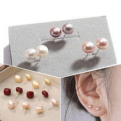 600Pcs 316 Surgical Stainless Steel Flat Round Blank Peg Stud Earring Settings&nbsp;STAS-BBC0011-04A