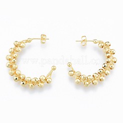 Brass Stud Earrings for Women&nbsp;EJEW-N011-95