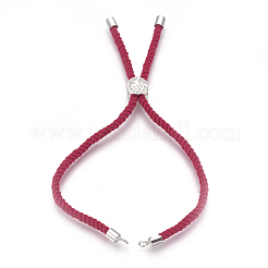 Cotton Cord Bracelet Making&nbsp;KK-F758-03-P