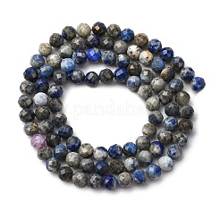 Natural Lapis Lazuli Beads Strands&nbsp;G-RM2025-A24-4mm