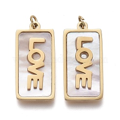 Natural Shell Pendants&nbsp;STAS-H100-01G