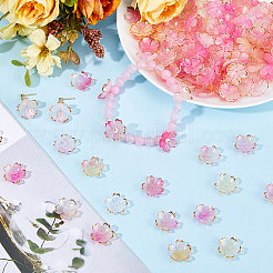 150Pcs Acrylic Bead Caps&nbsp;OACR-DC0001-31A