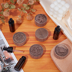 5Pcs 5 Styles Column Wood Aromatherapy Diffuser&nbsp;DIY-UN0008-23