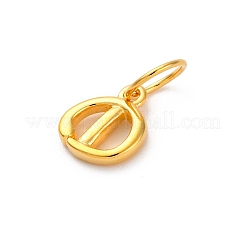 925 Sterling Silver Letter Charms with Jump Rings&nbsp;LS-STER-R008-01G-D