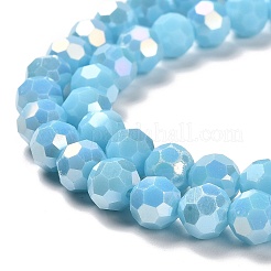 Opaque Glass Beads Stands&nbsp;LS-EGLA-A035-P8mm-B08