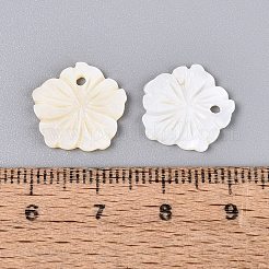 Natural Freshwater Shell Carved Pendants&nbsp;SHEL-Q028-08