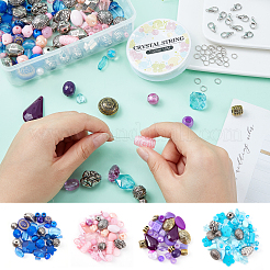 DIY Stretch Bracelets Making Kits&nbsp;DIY-CA0002-46