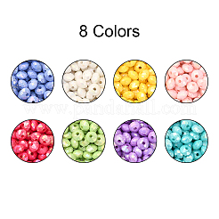 800 個 8 色不透明アクリルビーズ  ABカラーメッキ  ファセットロンデル  ミックスカラー  6mm  穴：1.5mm  100個/カラー&nbsp;MACR-CJ0001-28