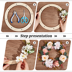 Unfinished Wood Circles&nbsp;DIY-WH0043-05B