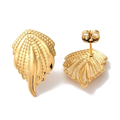 Wing Ion Plating(IP) 304 Stainless Steel Stud Earrings for Women&nbsp;EJEW-L287-005G